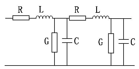 一小段電纜的等效電路